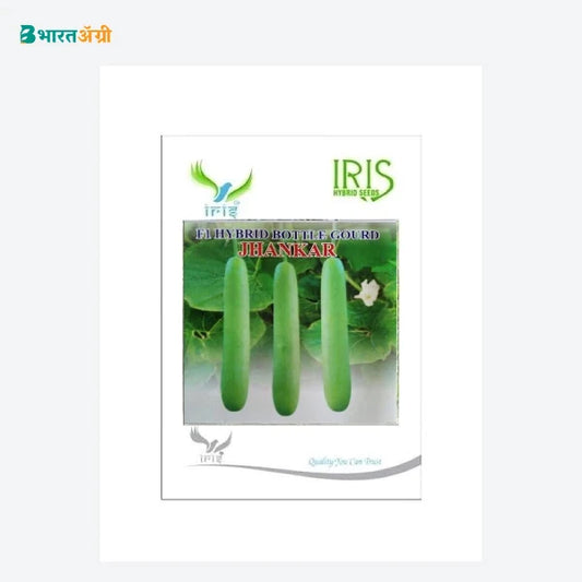 Iris Jhankar F1 Bottle Gourd Seeds (Long) - BharatAgri