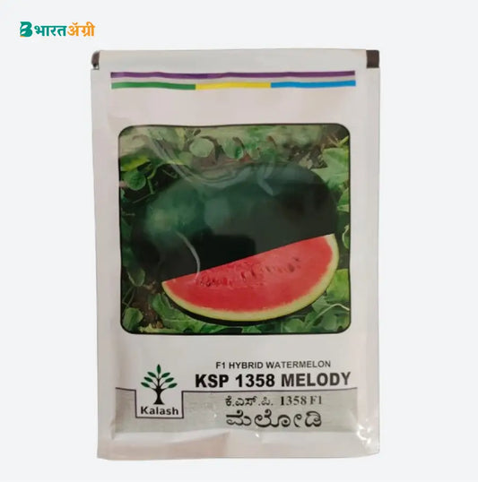 Kalash Melody KSP 1358 F1 Hybrid Watermelon Seeds | BharatAgri