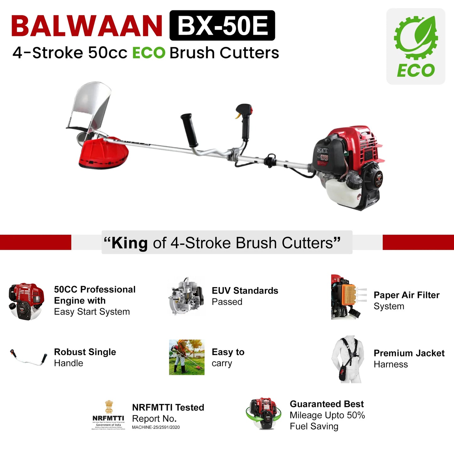 Balwaan Side Pack BX 50 Brush Cutter 