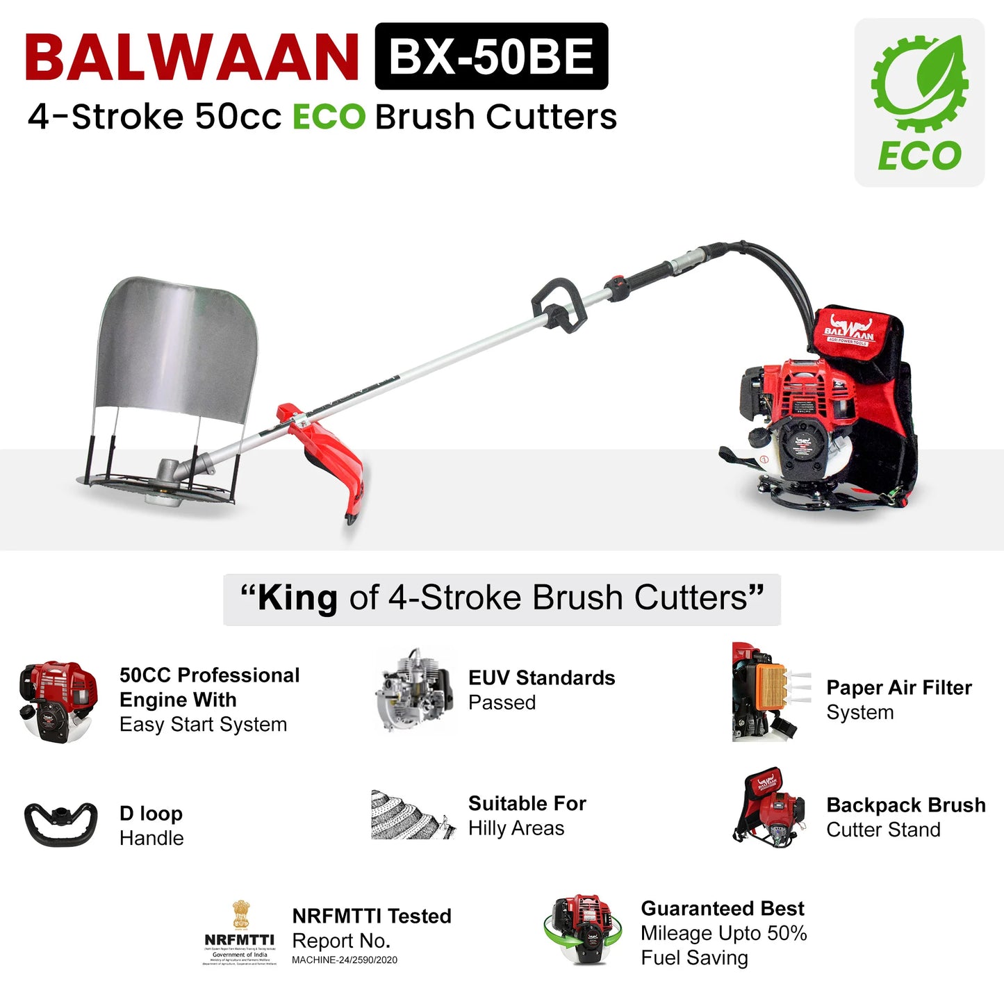 Balwaan back pack BX-50B brush cutter