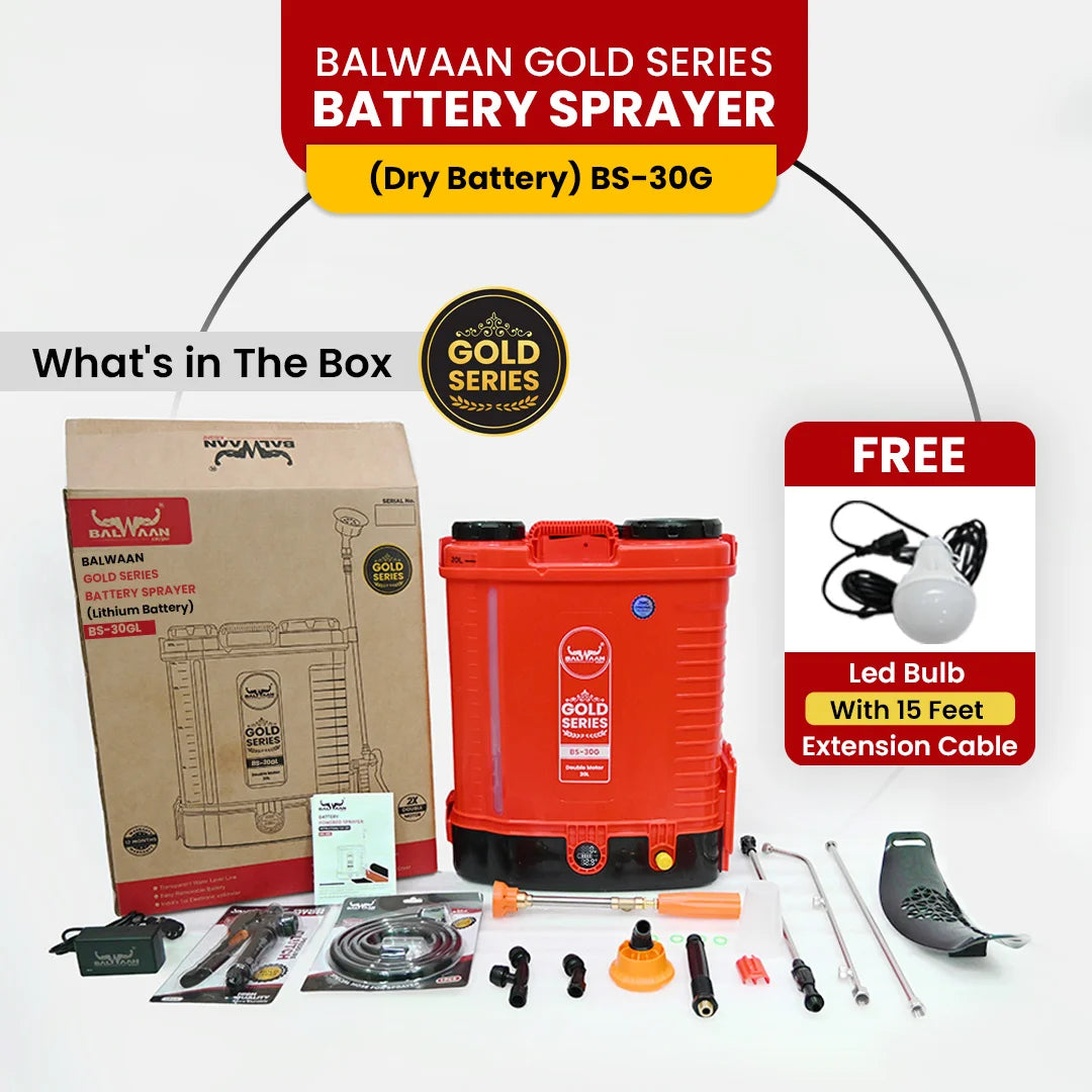 Balwaan Gold Series BS-30G Double Motor Battery Sprayer pump