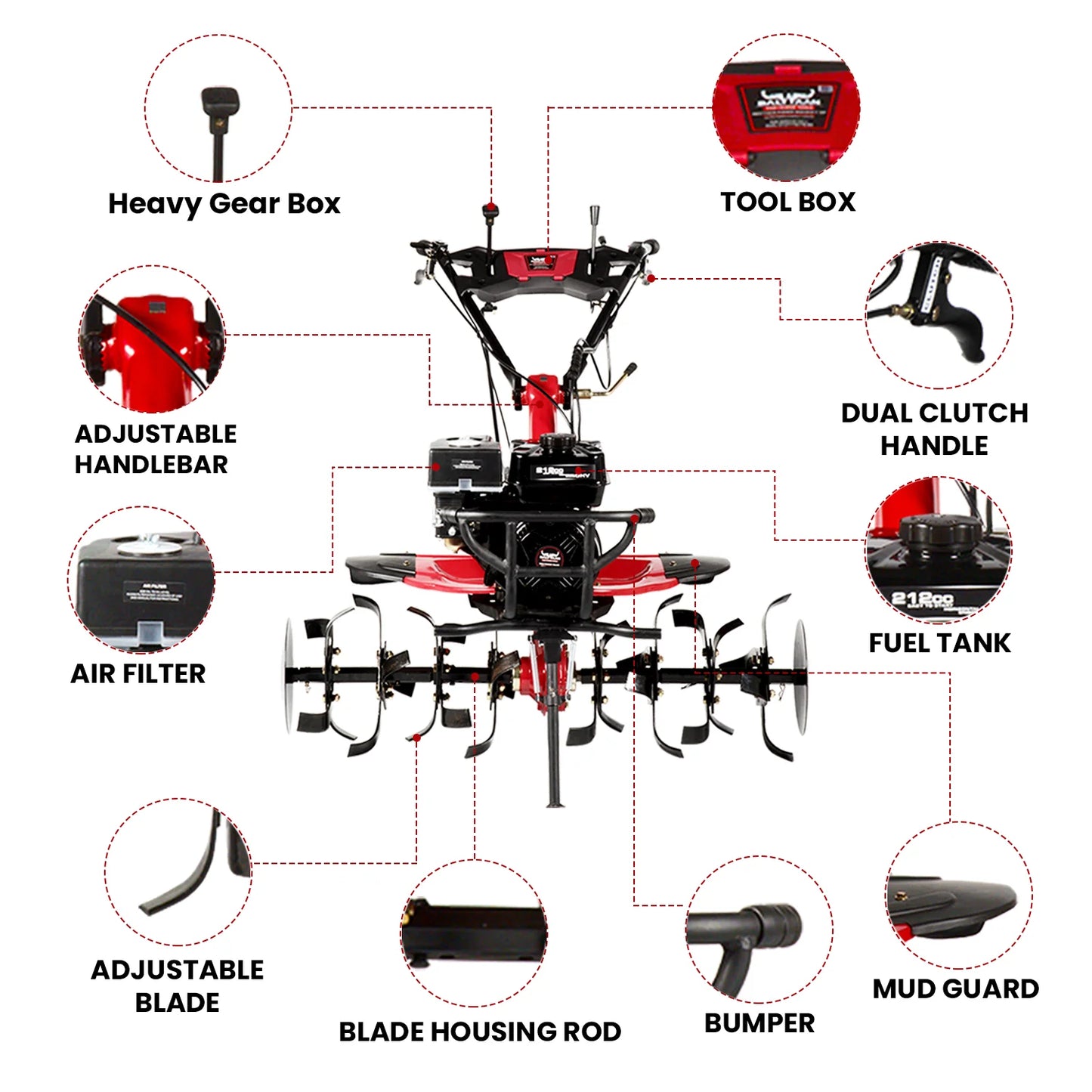 Balwaan BP 700 Power Weeder