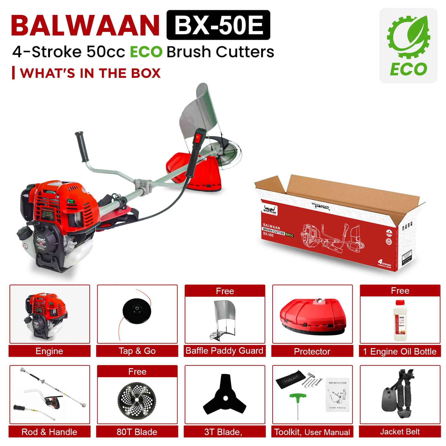 Balwaan Side Pack BX 50 Brush Cutter 