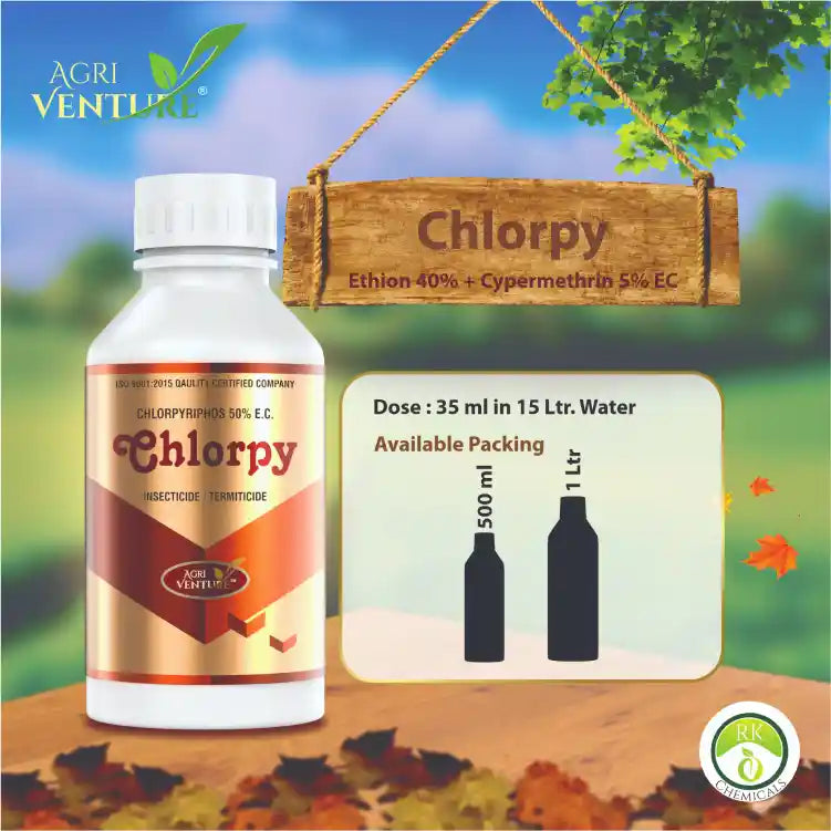 Agriventure Chlorpy (Chlorpyriphos 50% EC) Insecticide