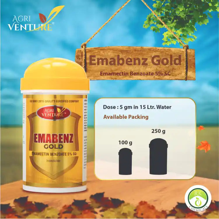 Agriventure Emabenz Gold (Emamectin Benzoate 5% SG) Insecticide