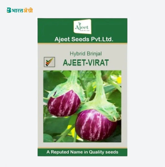 Ajeet Virat F1 Hybrid Brinjal Seeds | BharatAgri Krushidukan