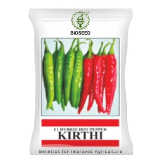 बायोसीड कीर्ति हॉट पेपर मिर्च के बीज | Bioseed Kirthi Hot Pepper Chilli Seeds