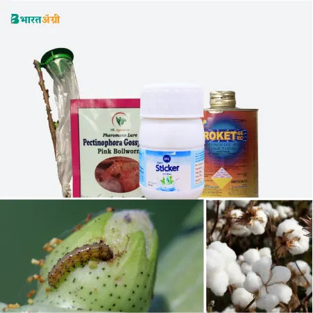 कपास सुरक्षा किट - गुलाबी इल्ली (65-120 दिन) | Cotton Suraksha Kit - Bollworm (65-120 days)