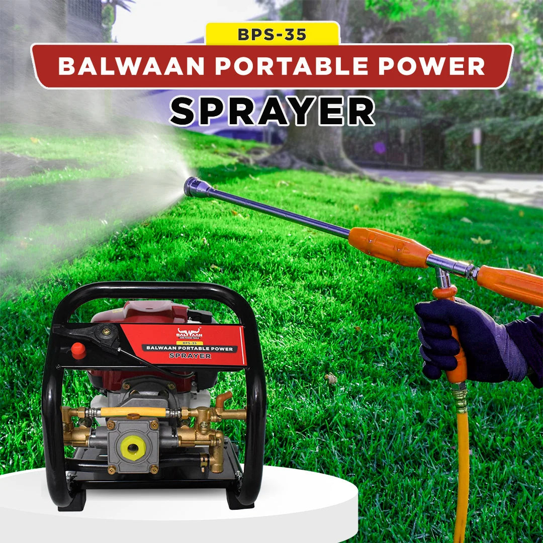 Balwaan Portable Power Sprayer with 50m hose| BPS-35