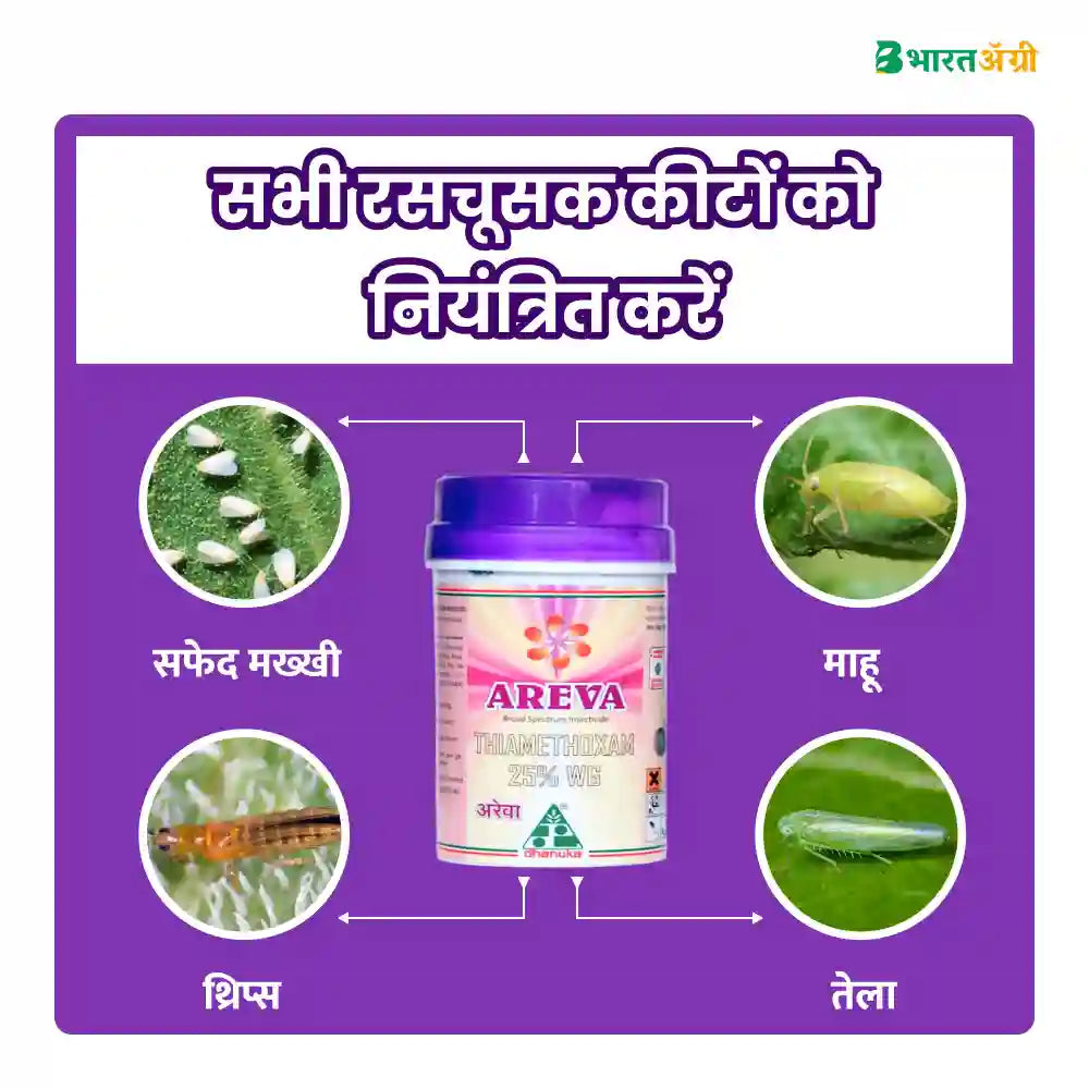 Dhanuka Areva (Thiamethoxam 25% WG) Insecticide (1+1 Free)