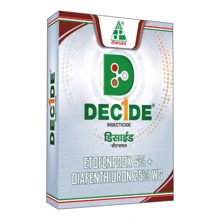 Dhanuka Decide (Etofenprox 6% + Diafenthiuron 25% WG) Insecticide