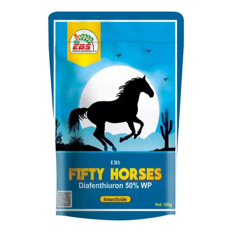 EBS Fifty Horeses( Diafenthiuron 50% WP) Insecticide