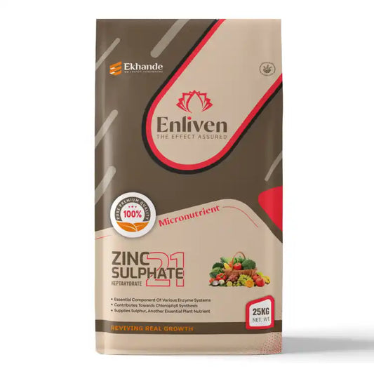 Ekhande Enliven Zinc Sulphate (HeptaHydrate Zn 21%) Fertilizer