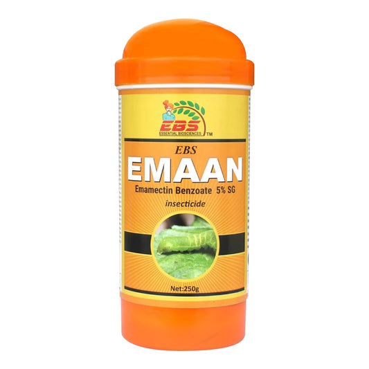 एसेंशियल बायोसाइंसेस इमान (इमामेक्टिन बेंजोएट 5% SG) कीटनाशक | Essential Biosciences Emaan (Emamectin Benzoate 5% SG) Insecticide