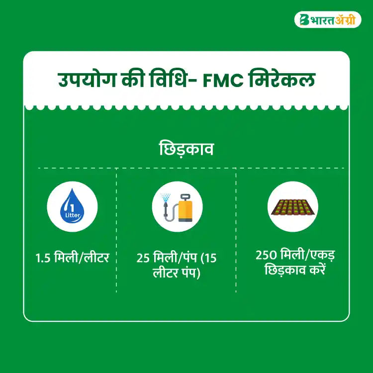 एफएमसी मिरेकल ट्राईकॉन्टानॉल 0.1% EW प्लांट ग्रोथ प्रमोटर (1+1 फ्री)