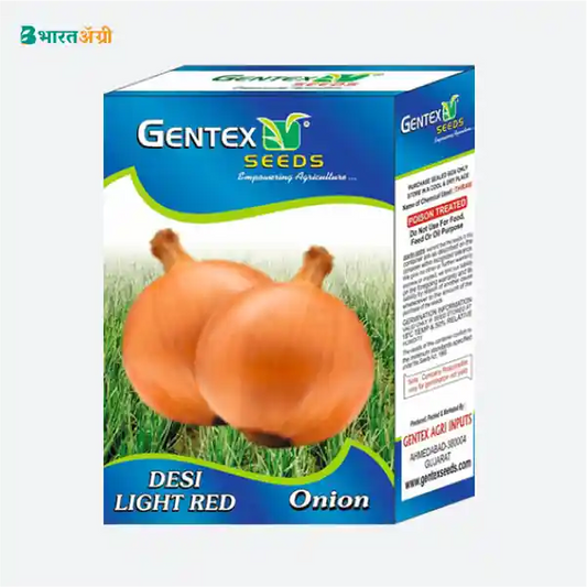 Gentex Desi Light Red Onion Seeds - BharatAgri Krushidukan_1