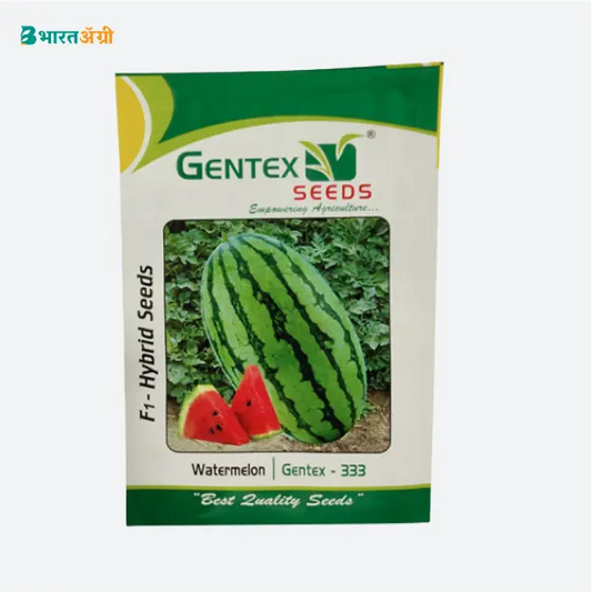 Gentex GN-333 Hybrid Watermelon Seeds - BharatAgri Krushidukan_1