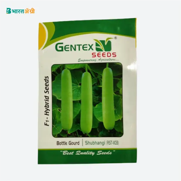 Gentex Shubhangi (RST 1103) Hybrid Bottle Gourd Seeds (1+1 Combo)