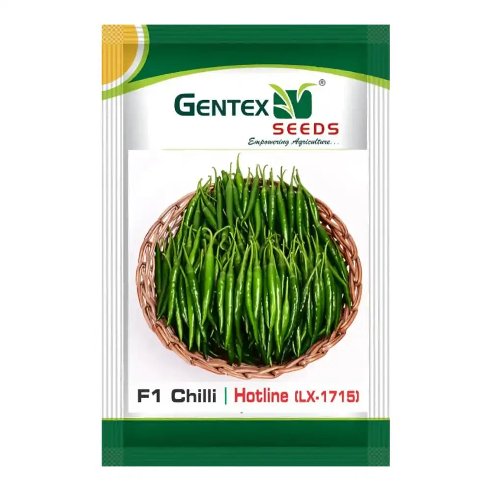 Gentex Hotline (LX-1715) F1 Hybrid Chili Seeds (1+1)