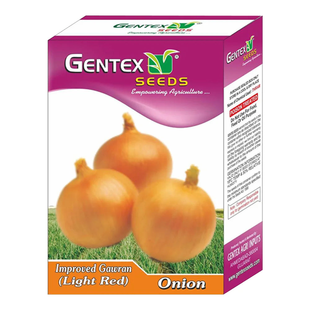 Gentex Improved Gawran (Light Red) Onion Seeds