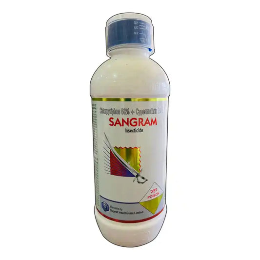 Sangram (Chlorpyriphos 50% + Cypermethrin 5% EC) Insecticide