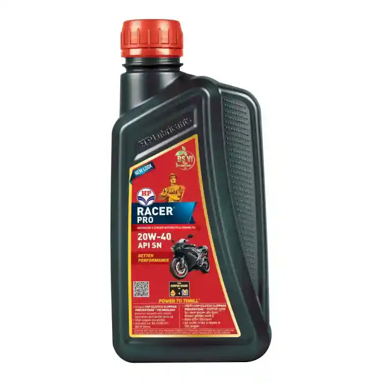 HP Racer Pro 20W-40 Motorcycle Engine Oil