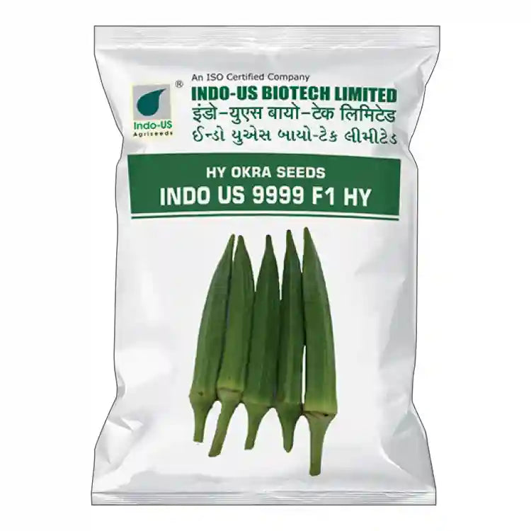 Indo US-9999 F1 Hybrid Okra Seeds