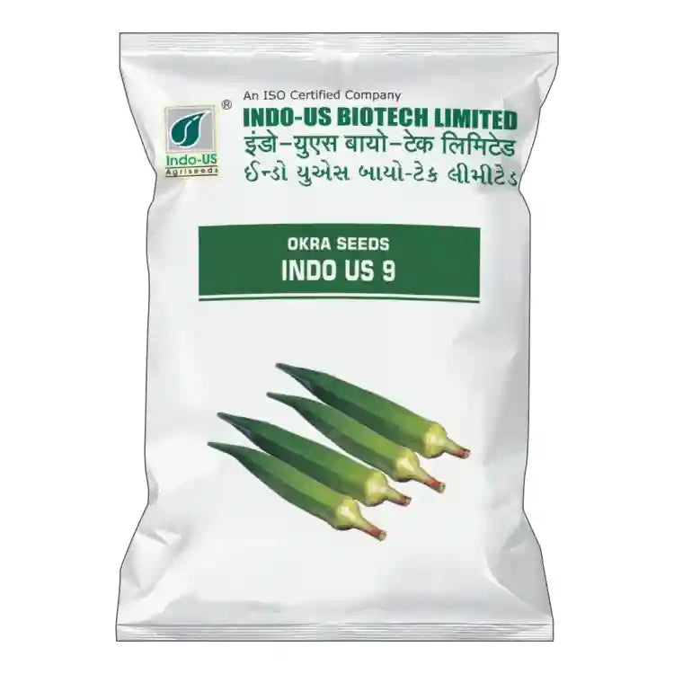 Indo US-9 F1 Hybrid Okra Seeds