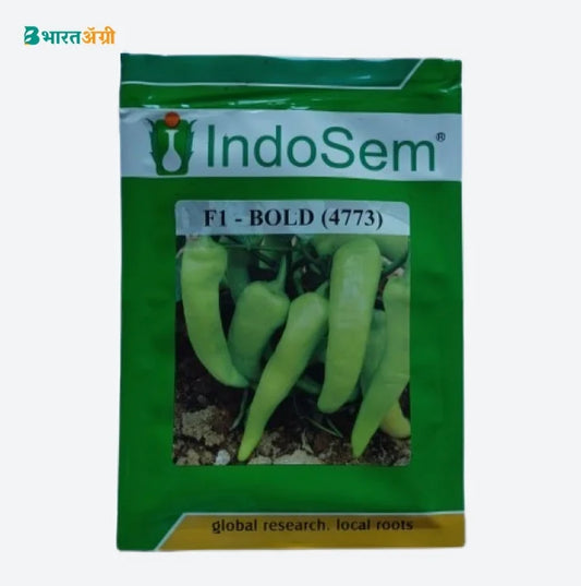 Indosem Bold (4773) F1 Hybrid Chilli Seeds | BharatAgri Krushidukan
