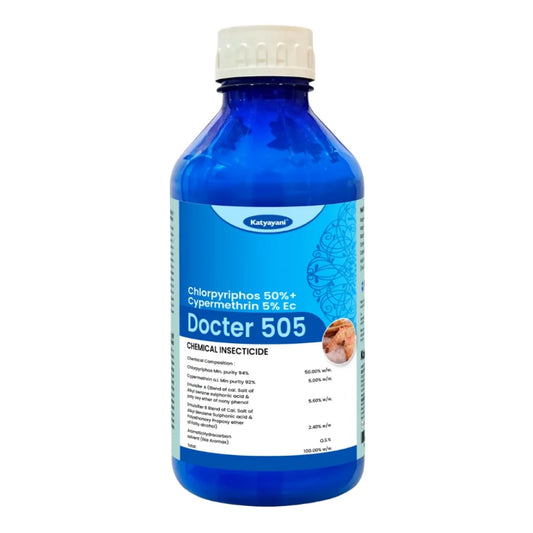 Katyayani Docter 505 (Chloropyriphos 50% + cypermethrin 5% EC) Insecticide