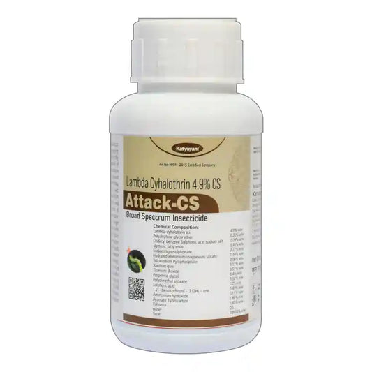 Katyayani Attack CS (Lambda-Cyhalothrin 4.9%) Insecticide