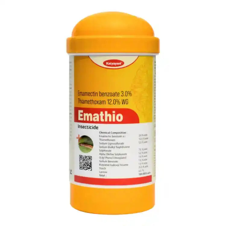  Katyayani Emathio (Emamectin Benzoate 3% Thiamethoxam 12% WG) Insecticide