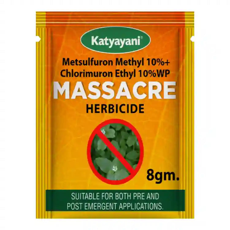 Katyayani Massacre (Metsulfuron Methyl 10% + Chlorimuron Ethyl 10%) Herbicide