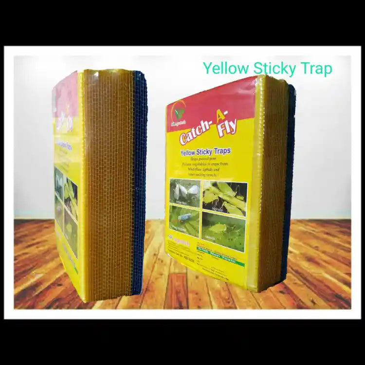 एस.के.एग्रोटेक - स्टिकी ट्रैप (13 पीला और 12 नीला) | S. K. Agrotech - Sticky Traps (13 Yellow And 12 Blue)