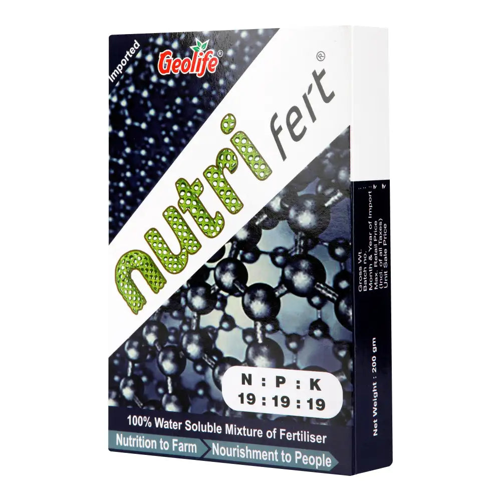 Geolife Nutri Fert NPK 19:19:19 Water Soluble Fertilizer