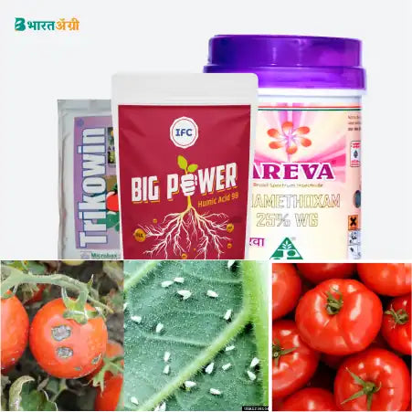Tomato / Chilli / Onion Suraksha Kit - Fungal Infection and Sucking Pests (0-10 days)