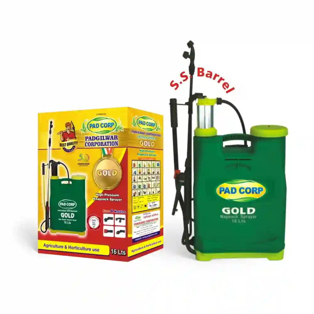 Pad Corp Gold Manual Sprayer 16 Litre Capacity_1_BharatAgri