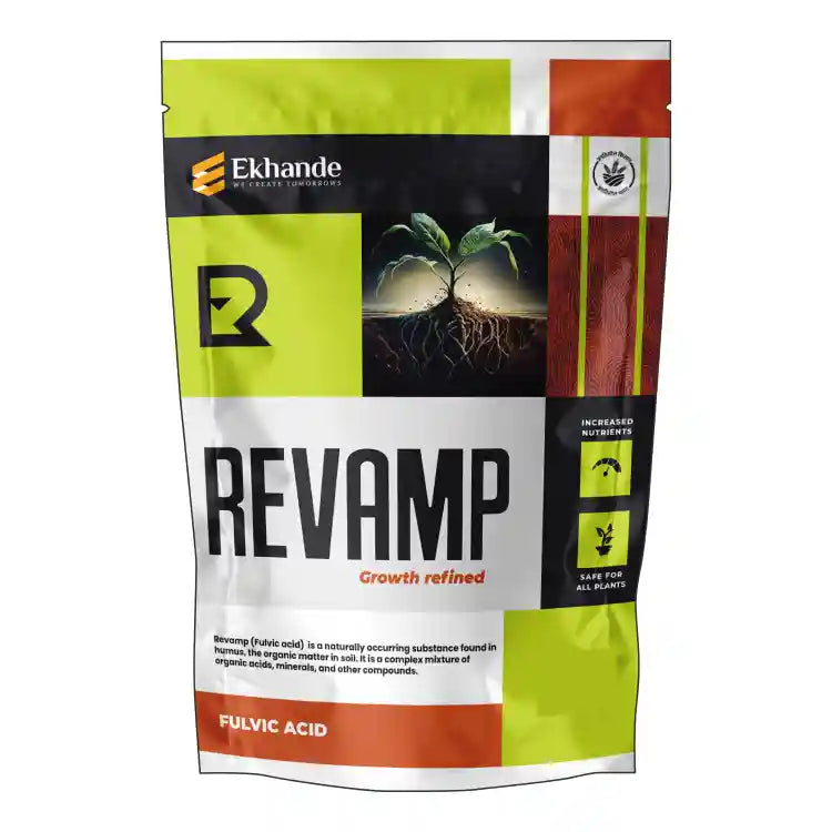 Ekhande Revamp (Fulvic Acid 80%) Plant Growth Promoter