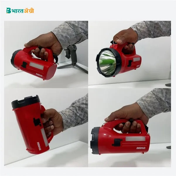Rising TIGOR Rechargeable Led Torch With Emergency Lamp Torch_3