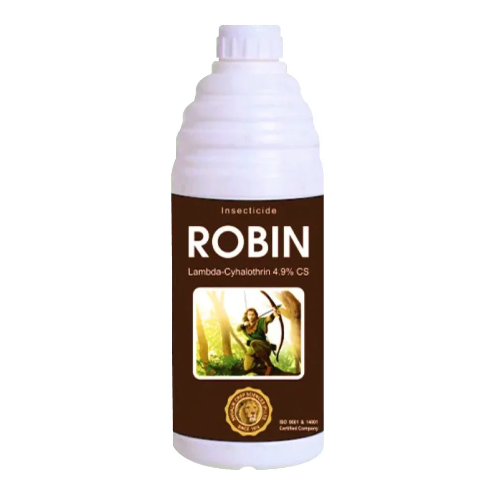 शिवालिक क्रॉप साइंस रॉबिन (लैम्ब्डा साइहलोथ्रिन 4.9% CS) कीटनाशक | Shivalik Crop Science Robin (Lambda Cyhalothrin 4.9% CS) Insecticide