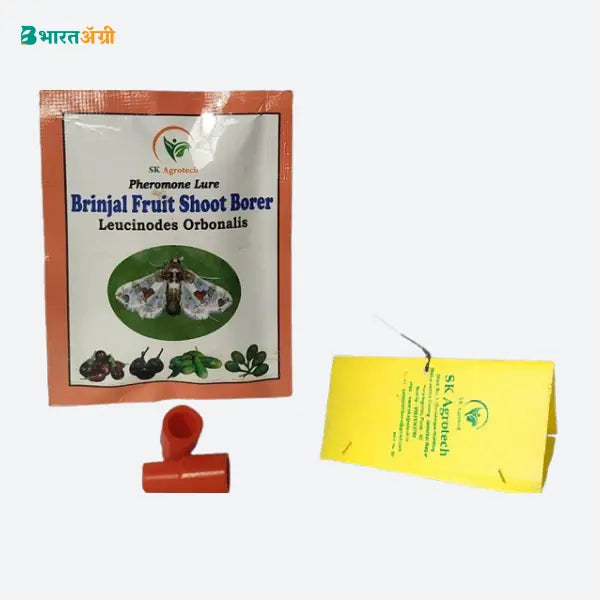 Sk Agrotech Delta Trap with Brinjal Lucin-O-Lure_1_BharatAgri