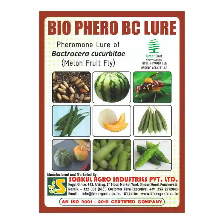 Sonkul Agro Bio Phero BC (Bactrocera cucurbitae) Lure