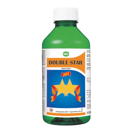 Swal Double Star 505 (Chlorpyriphos 50% + Cypermethrin 5% EC) Insecticide