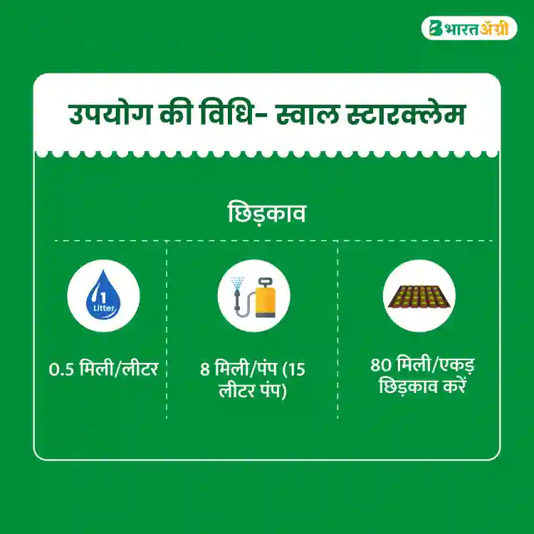 स्वाल स्टारक्लेम (इमामेक्टिन बेंजोएट 5% SG) कीटनाशक