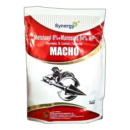 Synergy Macho (Metalaxyl 8% + Mancozeb 64% WP) Fungicide