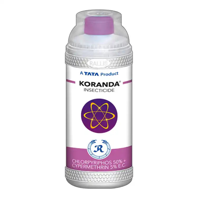 Tata Rallis Koranda (Chlorpyriphos 50% + Cypermethrin 5% EC) Insecticide