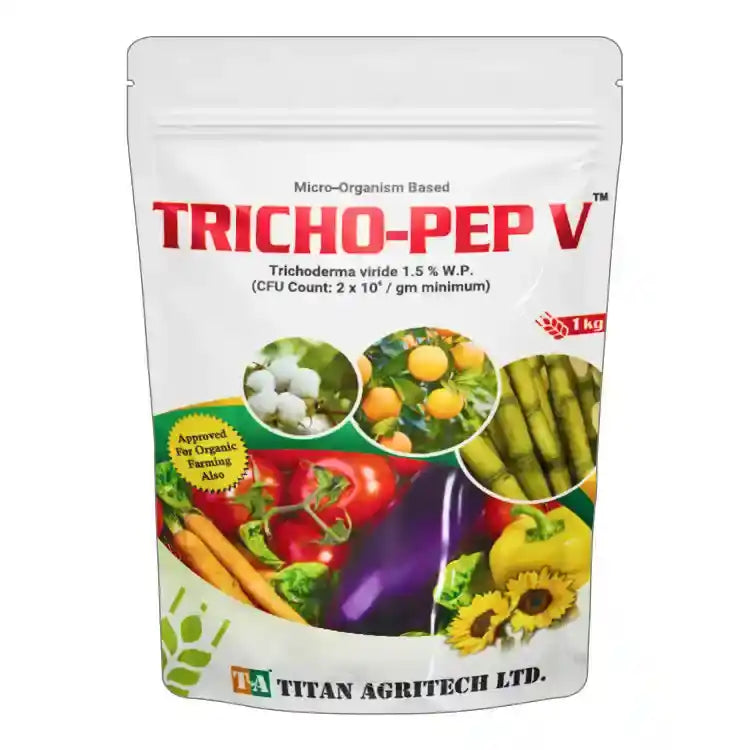 Titan Tricho - PEP V (Trichoderma Viride 1.0% WP) Bio Fungicide