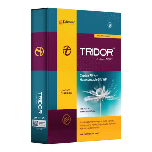 Ekhande Tridor (Captan70 % + Hexaconazole 5% WP) Fungicide