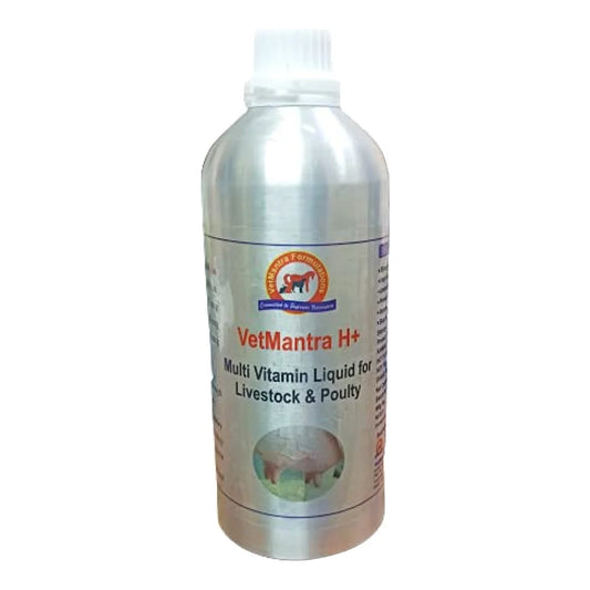 वेटमंत्रा H+ (एल्यूमीनियम पैक) मल्टीविटामिन | VetMantra H+ (Aluminium Pack) Multivitamin