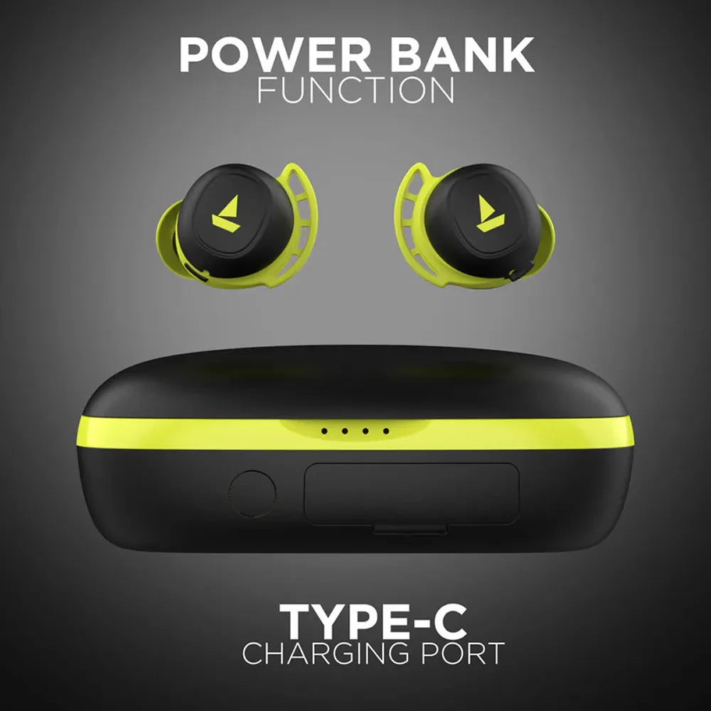 Boat 441 Pro BoAt Airdopes 441 Pro Wireless Earbuds (Spirit Lime Color